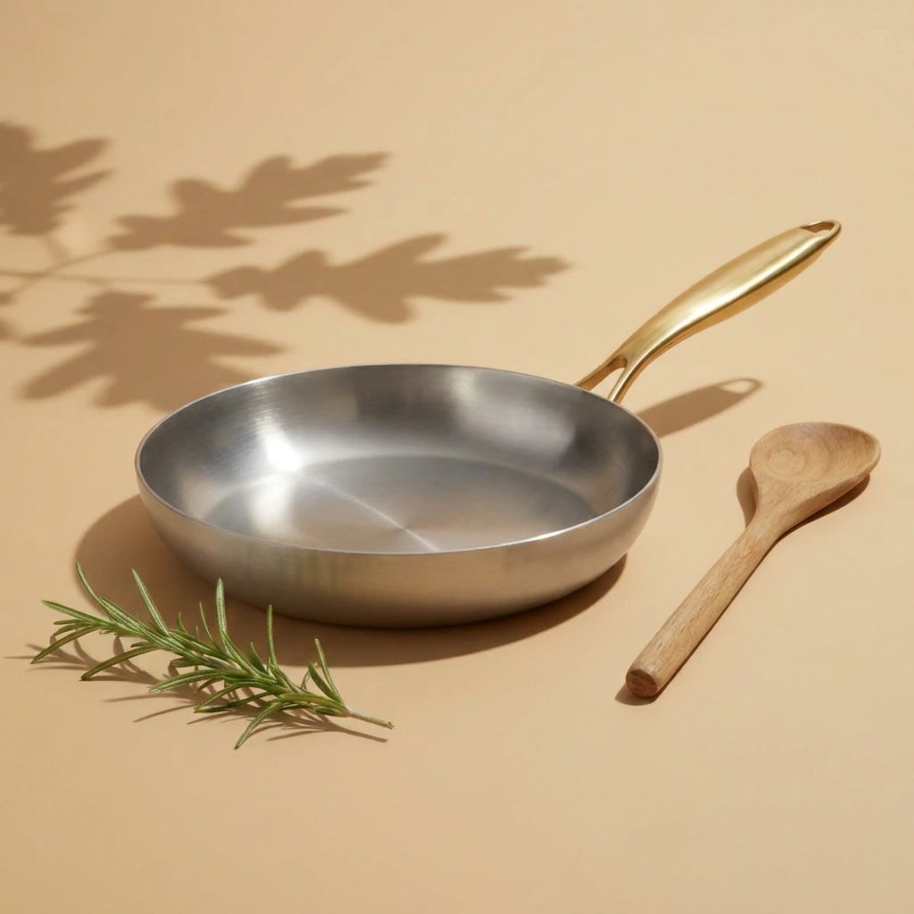 Poêle inox - 28 cm