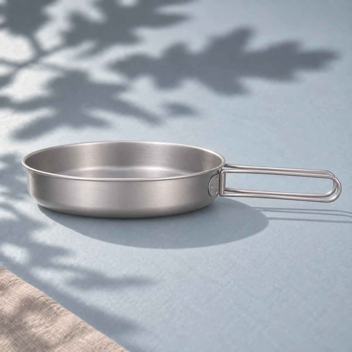 Poêle en titane - camping et extérieur 18 cm
