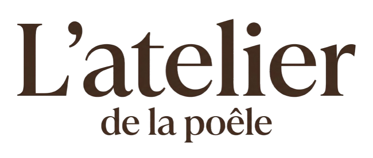 Logo marron de la boutique L'atelier de la Poêle