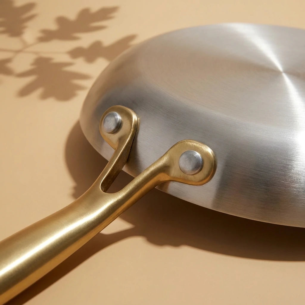 Poêle inox - 28 cm