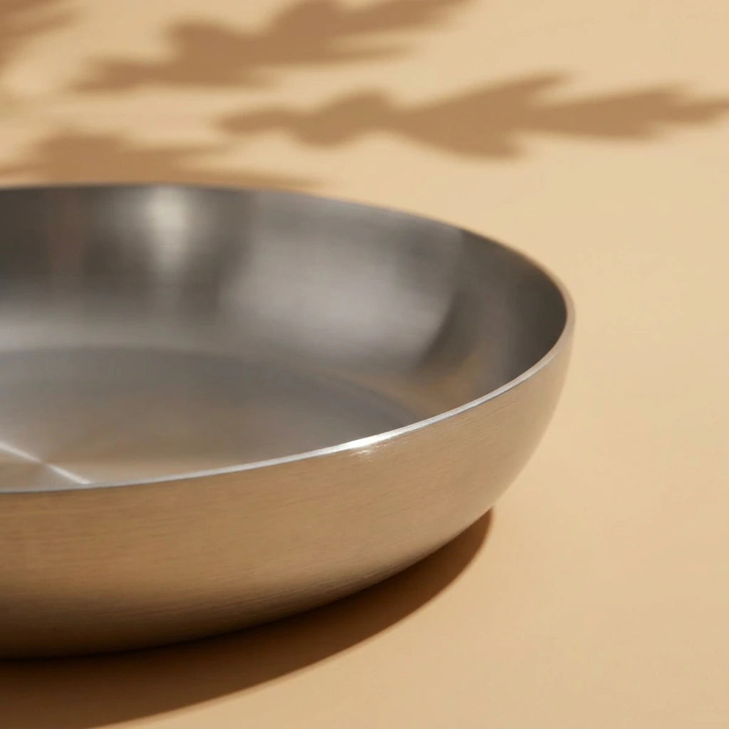 Poêle inox - 28 cm