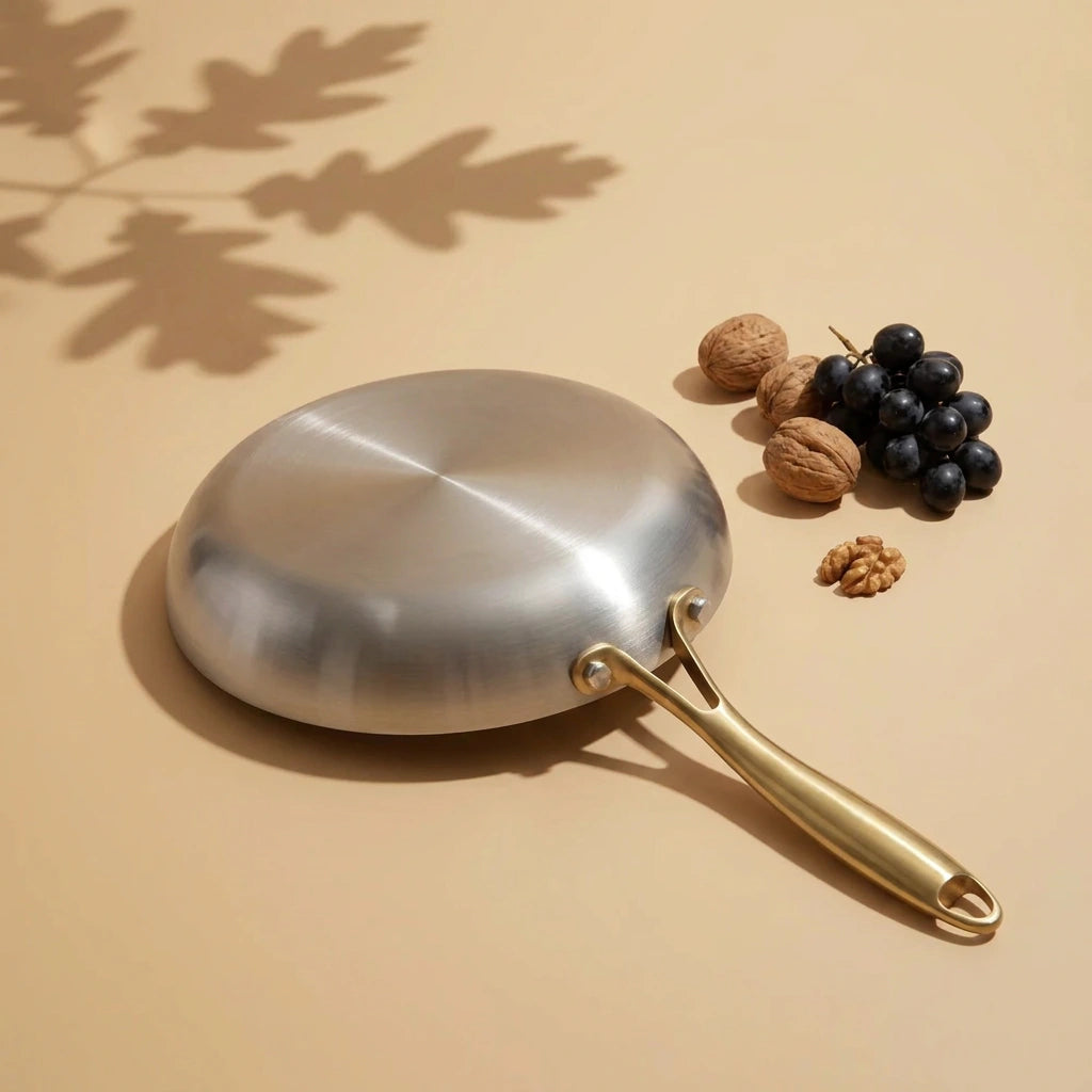 Poêle inox - 28 cm
