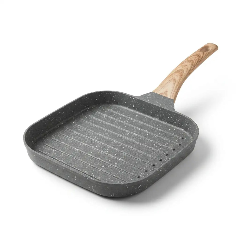 Une poêle conçue spécialement pour griller vos viandes.